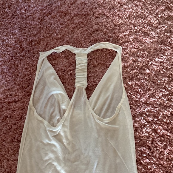 Off white t-style tank blouse - Picture 3 of 3